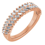 Double Row Anniversary Band