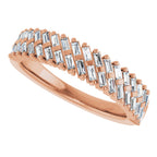 Double Row Anniversary Band