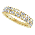 Double Row Anniversary Band
