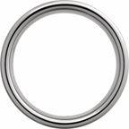 Comfort-Fit Flat Band with Satin Finish