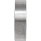Comfort-Fit Flat Band with Satin Finish
