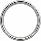 Comfort-Fit Flat Band with Satin Finish