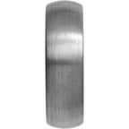Comfort-Fit Half Round Band with Satin Finish