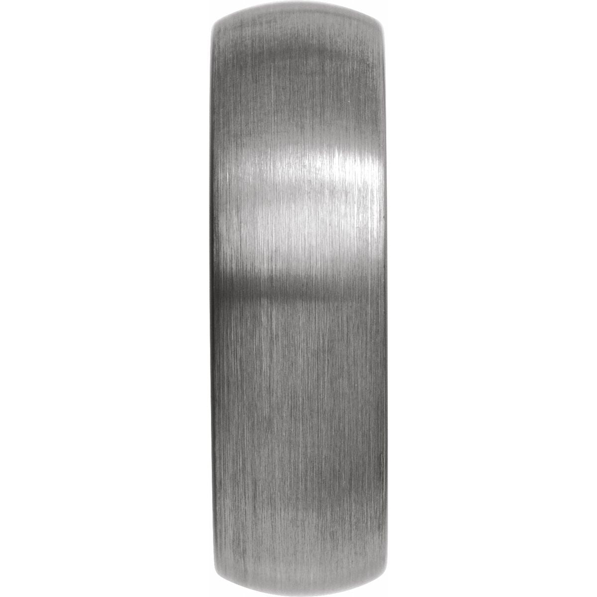 Comfort-Fit Half Round Band with Satin Finish