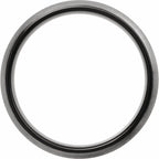 Comfort-Fit Half Round Band with Satin Finish