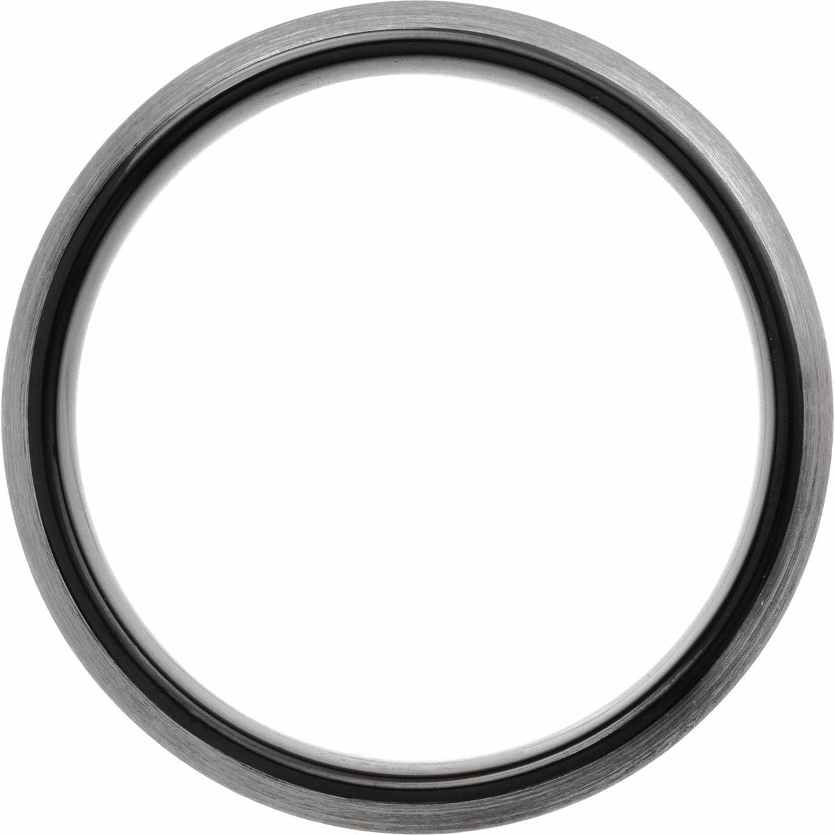 Comfort-Fit Half Round Band with Satin Finish