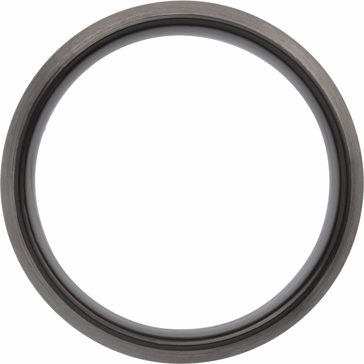 Comfort-Fit Half Round Band with Satin Finish
