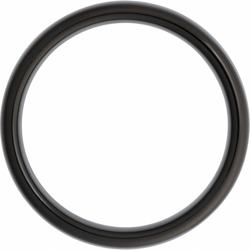 Comfort-Fit Half Round Band