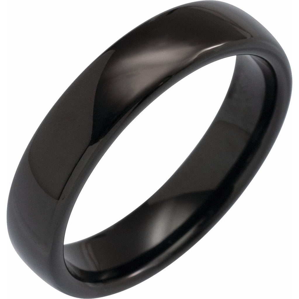 Comfort-Fit Half Round Band