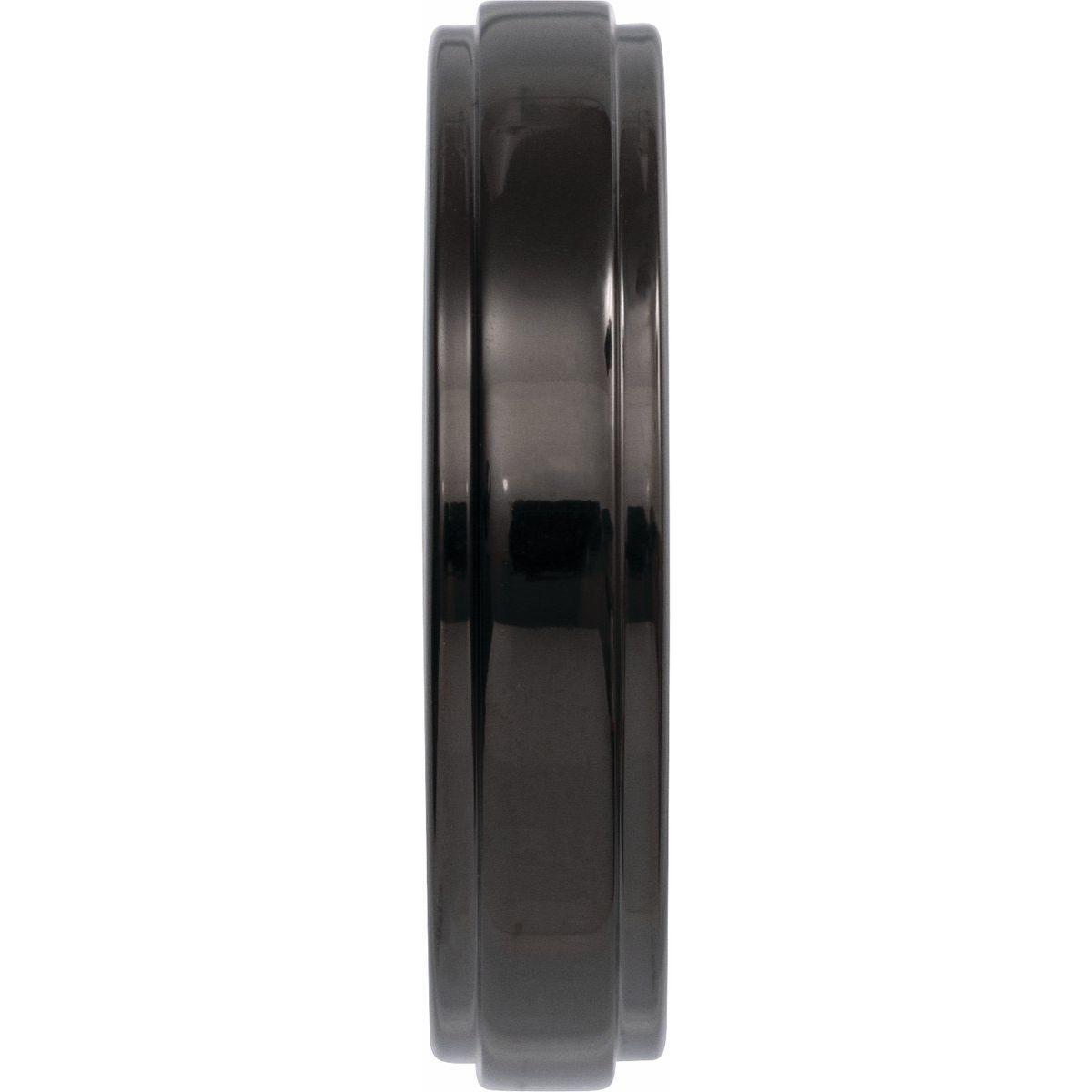 Stepped-Edge Comfort-Fit Flat Band