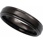Stepped-Edge Comfort-Fit Flat Band