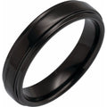 Stepped-Edge Comfort-Fit Flat Band