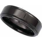 Stepped-Edge Comfort-Fit Flat Band