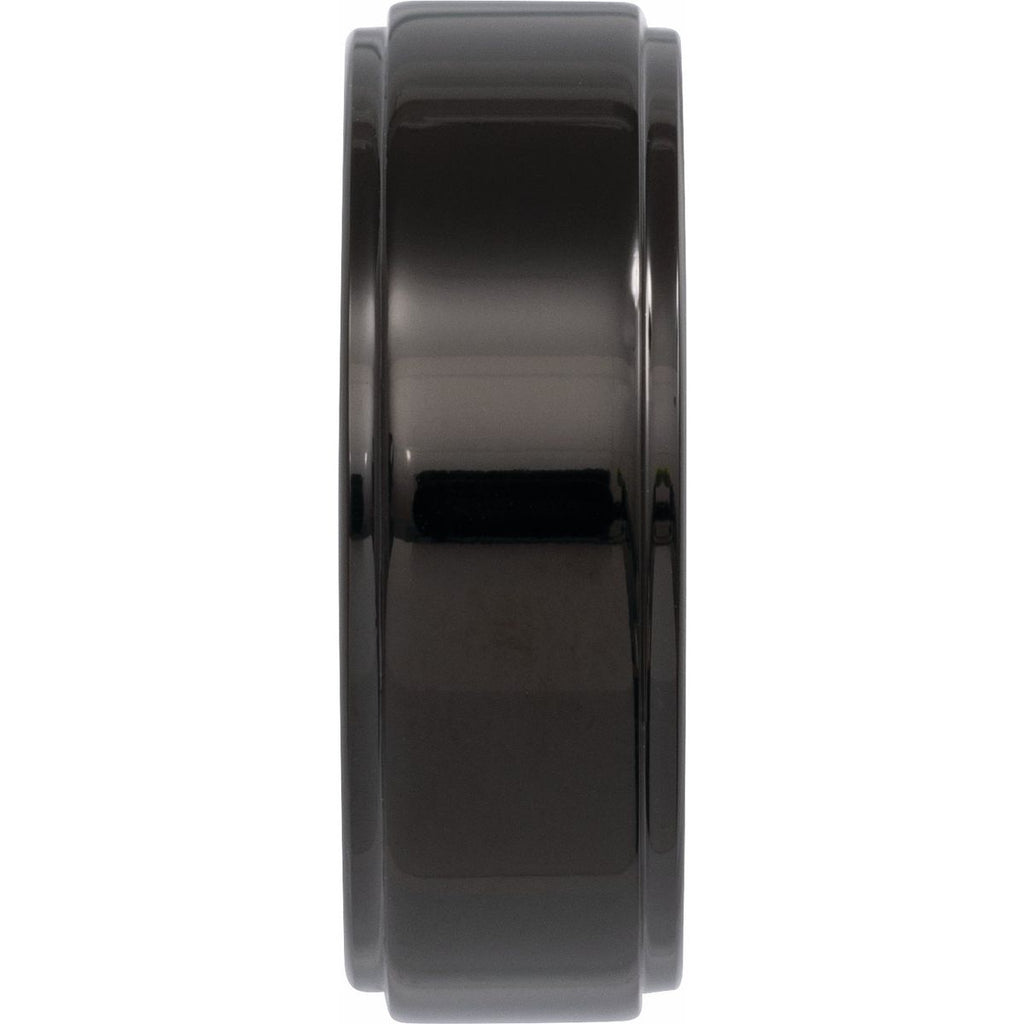Stepped-Edge Comfort-Fit Flat Band
