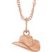 Cowboy Hat Necklace or Pendant
