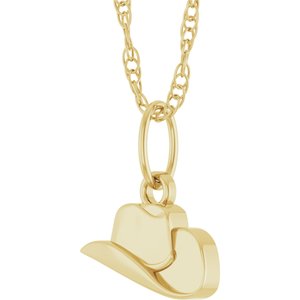 Cowboy Hat Necklace or Pendant
