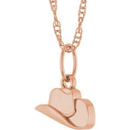 Cowboy Hat Necklace or Pendant