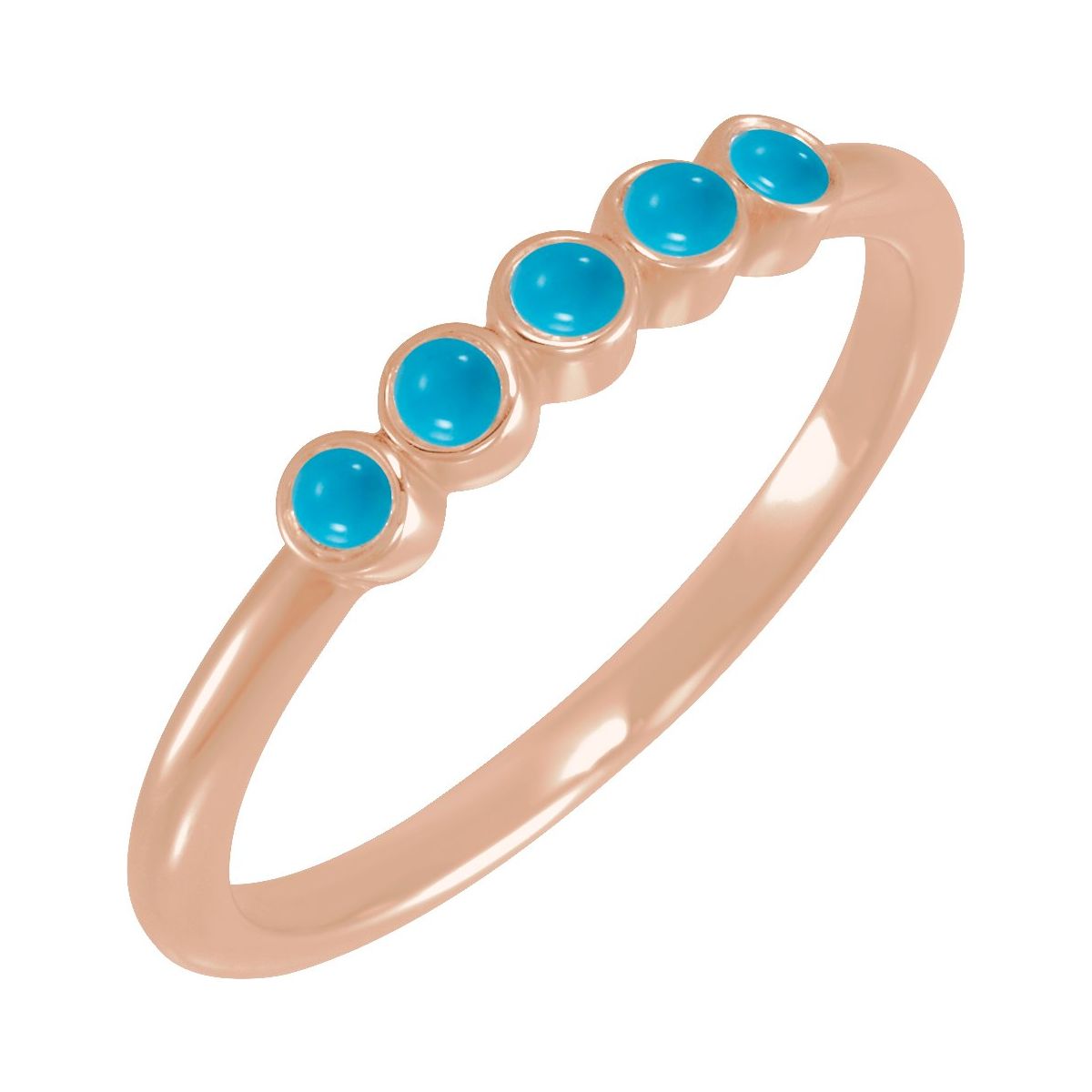 Rose-Cut Stackable Ring