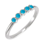 Rose-Cut Stackable Ring
