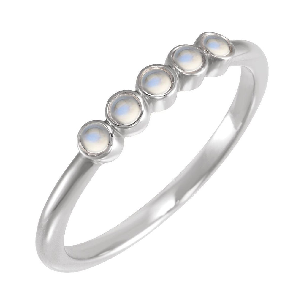 Rose-Cut Stackable Ring