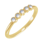 Rose-Cut Stackable Ring