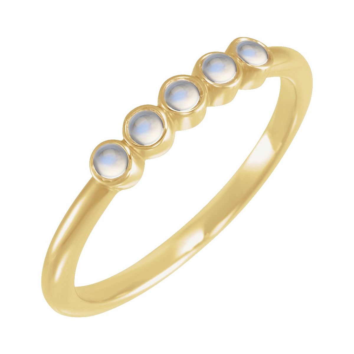 Rose-Cut Stackable Ring