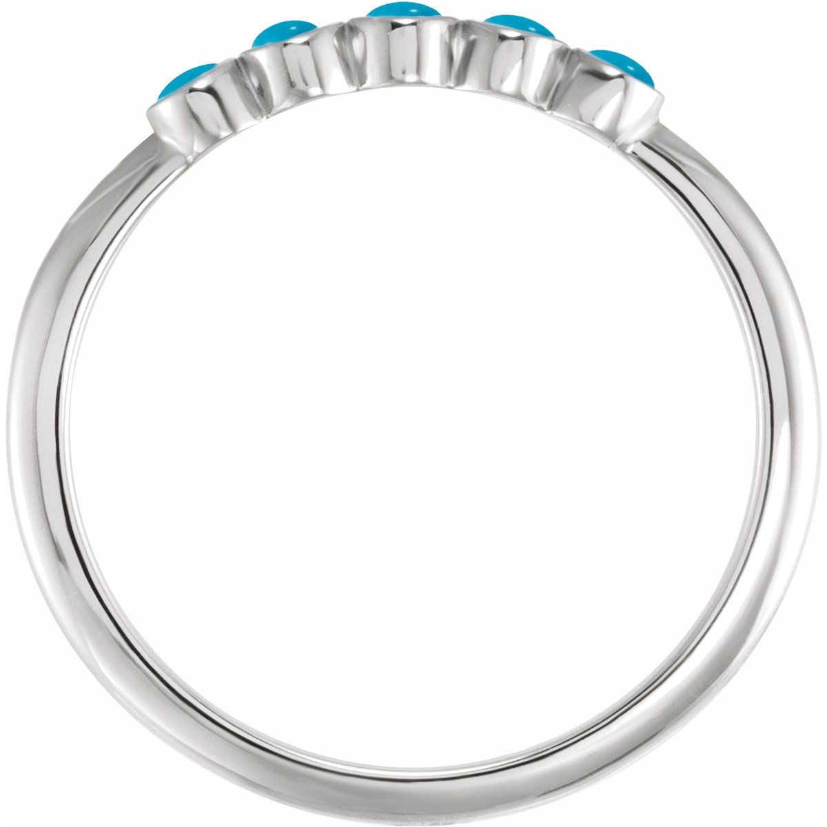 Rose-Cut Stackable Ring