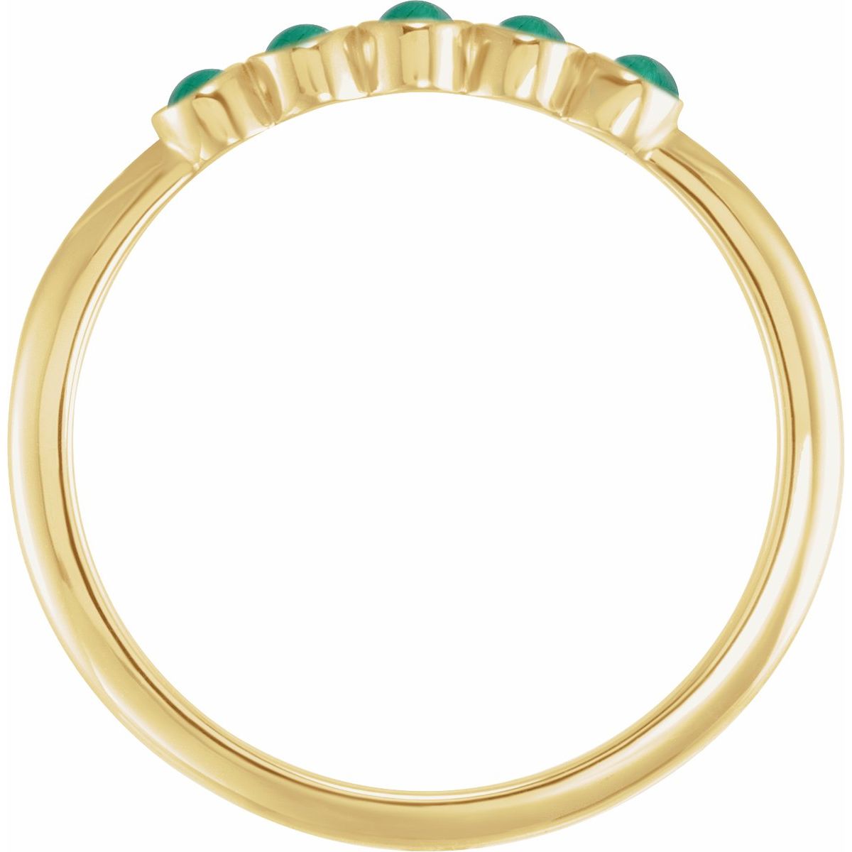 Rose-Cut Stackable Ring