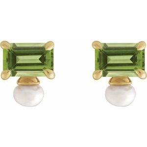 Accented Pearl Earrings
