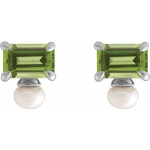 Accented Pearl Earrings