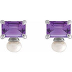 Accented Pearl Earrings
