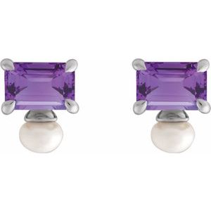Accented Pearl Earrings