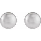Electroform Domed Earrings