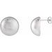 Electroform Domed Earrings