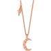 Crescent Moon & Star Necklace