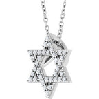 Star of David Necklace or Pendant
