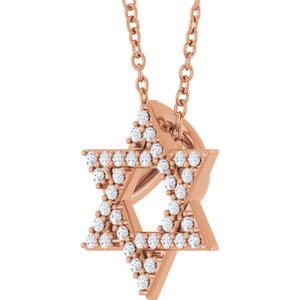Star of David Necklace or Pendant