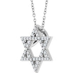 Star of David Necklace or Pendant