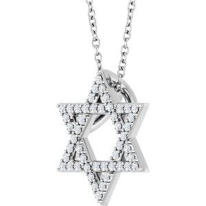 Star of David Necklace or Pendant