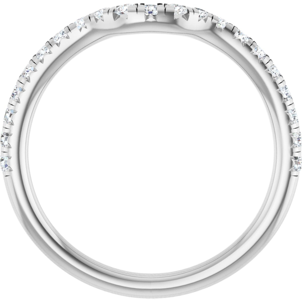 Hidden Halo-Style Engagement Ring or Band