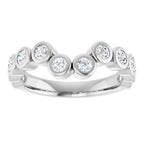 Bezel-Set Accented Engagement Ring or Band