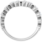 Bezel-Set Accented Engagement Ring or Band