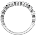 Bezel-Set Accented Engagement Ring or Band