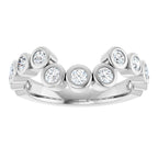 Bezel-Set Accented Engagement Ring or Band