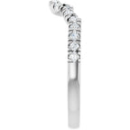 Double Claw-Prong Three-Stone Engagement Ring or Band