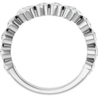 Bezel-Set Accented Engagement Ring or Band
