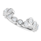 Bezel-Set Accented Engagement Ring or Band