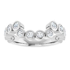 Bezel-Set Accented Engagement Ring or Band
