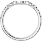 Double Claw-Prong Three-Stone Engagement Ring or Band