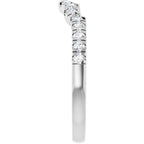 Double Claw-Prong Three-Stone Engagement Ring or Band